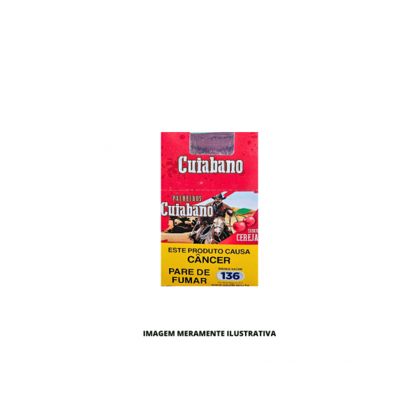 CIGARRO DE PALHA - CUIABANO - 10UN CEREJA - DP10